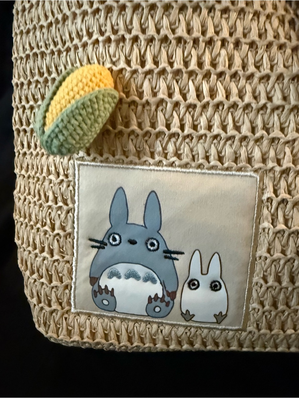 Studio Ghibli My Neighbor Totoro Kit Veggie 16” Tote | NWT - Picture 3 of 10